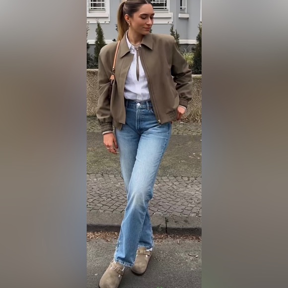 Zara topstitched pocket bomber - Picture 16 of 16